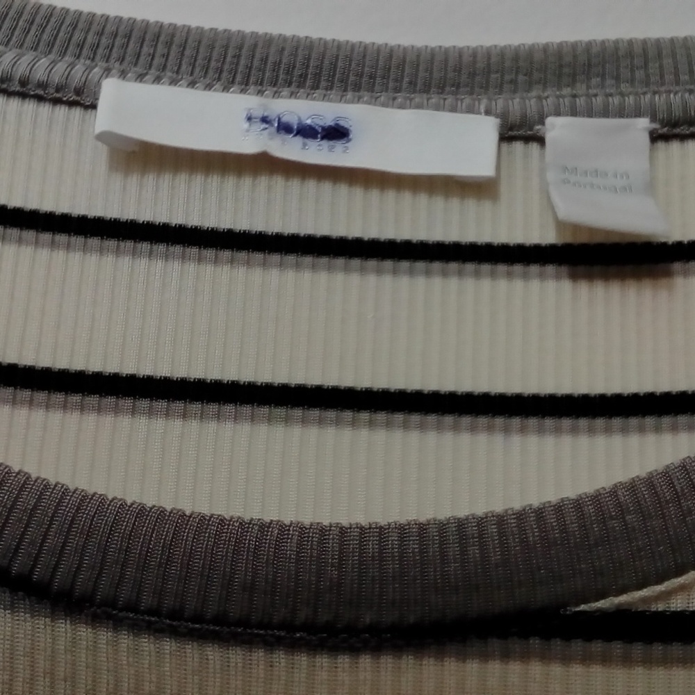 BOSS Enala Ribbed Tee - Picture 5 of 8